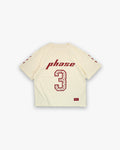 FOOTBALL TEE - WARM WHITE