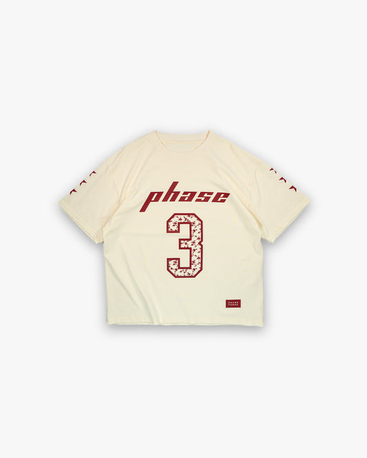 FOOTBALL TEE - WARM WHITE