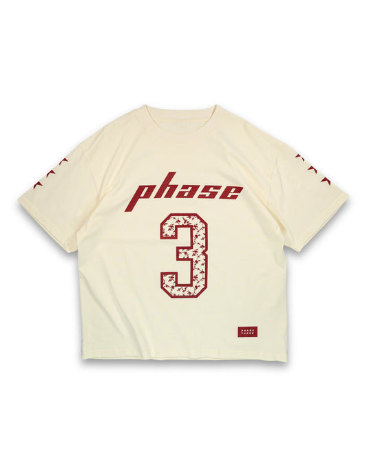 FOOTBALL TEE - WARM WHITE